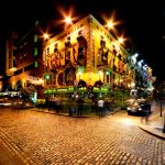 Dublino Temple Bar notturno