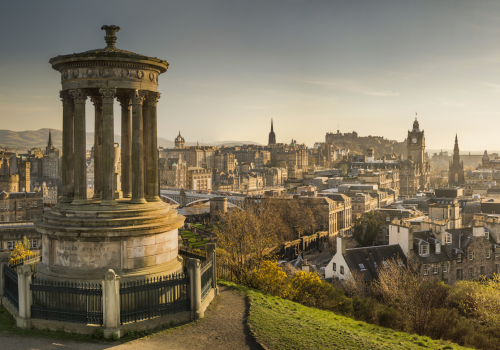 Edimburgo panorama da calton hill
