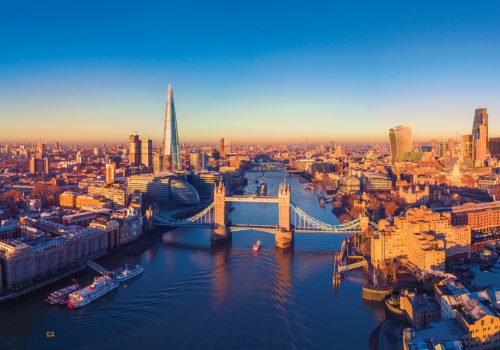 Londra tramonto tower bridge