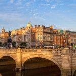 Sunset over Dublin - Republic of Ireland