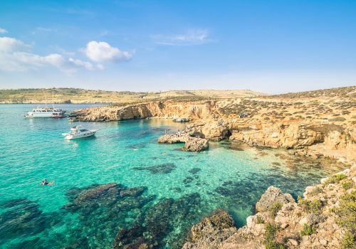 Malta comino blue lagoon