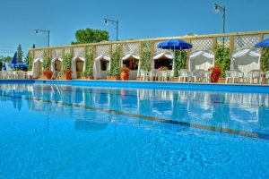 Piscina nella sistemazione a Marina di Grosseto