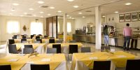 Volterra, sala mensa dove i ragazzi consumeranno colazione, pranzo e cena