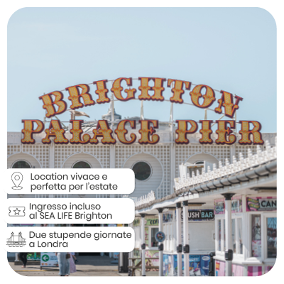 Vivi la tua vacanza studio in Inghilterra con il programma Brighton