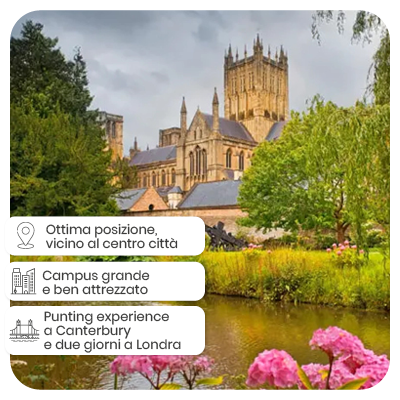 Vivi la tua vacanza studio in Inghilterra con il programma a Canterbury