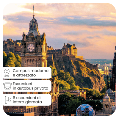 Vivi la tua vacanza studio in Scozia con il programma a Edimburgo Queen Margaret