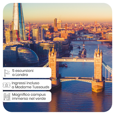 Vivi la tua vacanza studio in Inghilterra con il programma London Guildford
