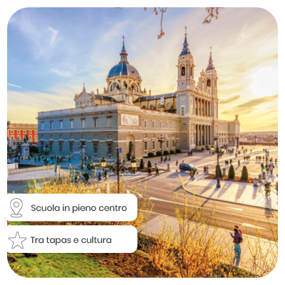 Vivi la tua vacanza studio in Spagna con il programma a Madrid