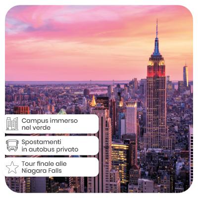 Vivi la tua vacanza studio in USA con il programma a New York e Cascate del Niagara