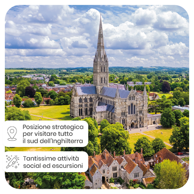 Vivi la tua vacanza studio in Inghilterra con il programma a Salisbury