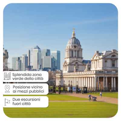 Vivi la tua vacanza studio in Inghilterra con il programma London Greenwich