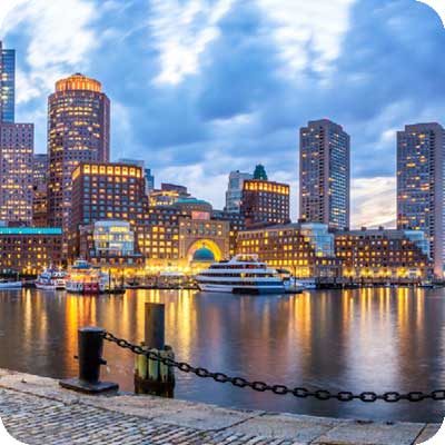viaggi studio a Boston con partenza individuale. Personalizza il tuo programma in base ai tuoi obiettivi e interessi!