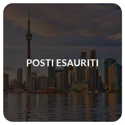 posti esauriti per la vacanza studio a Toronto