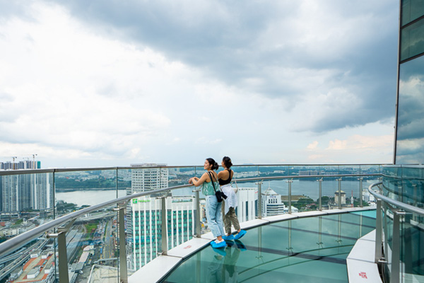 Johor Skyscape and Ancient Temple